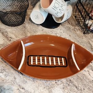 Football Shaped Serving Platter